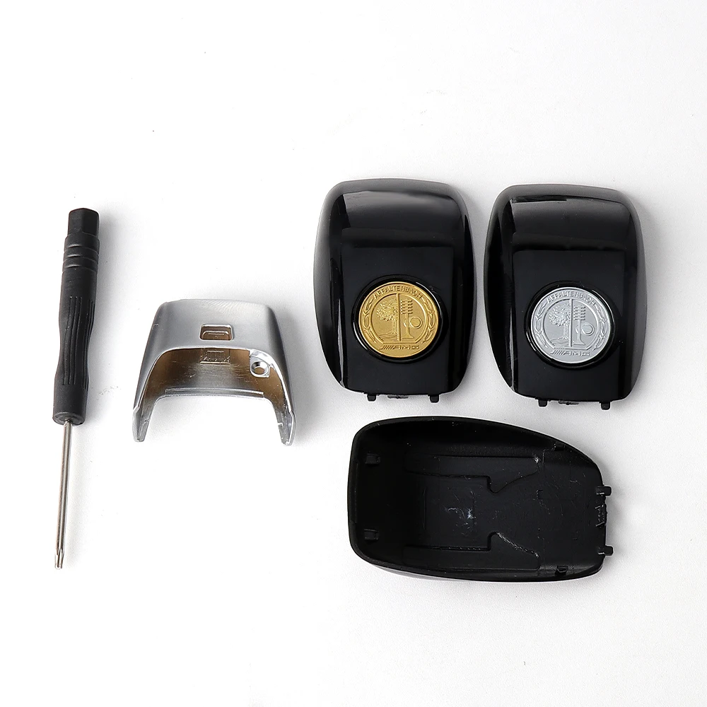 For Mercedes  Amg X156 W204 W205 W203 W211 W212 W169 GLC CLK CLA Auto Styling Car Remote Key Case Cover Shell Fob  Accessories