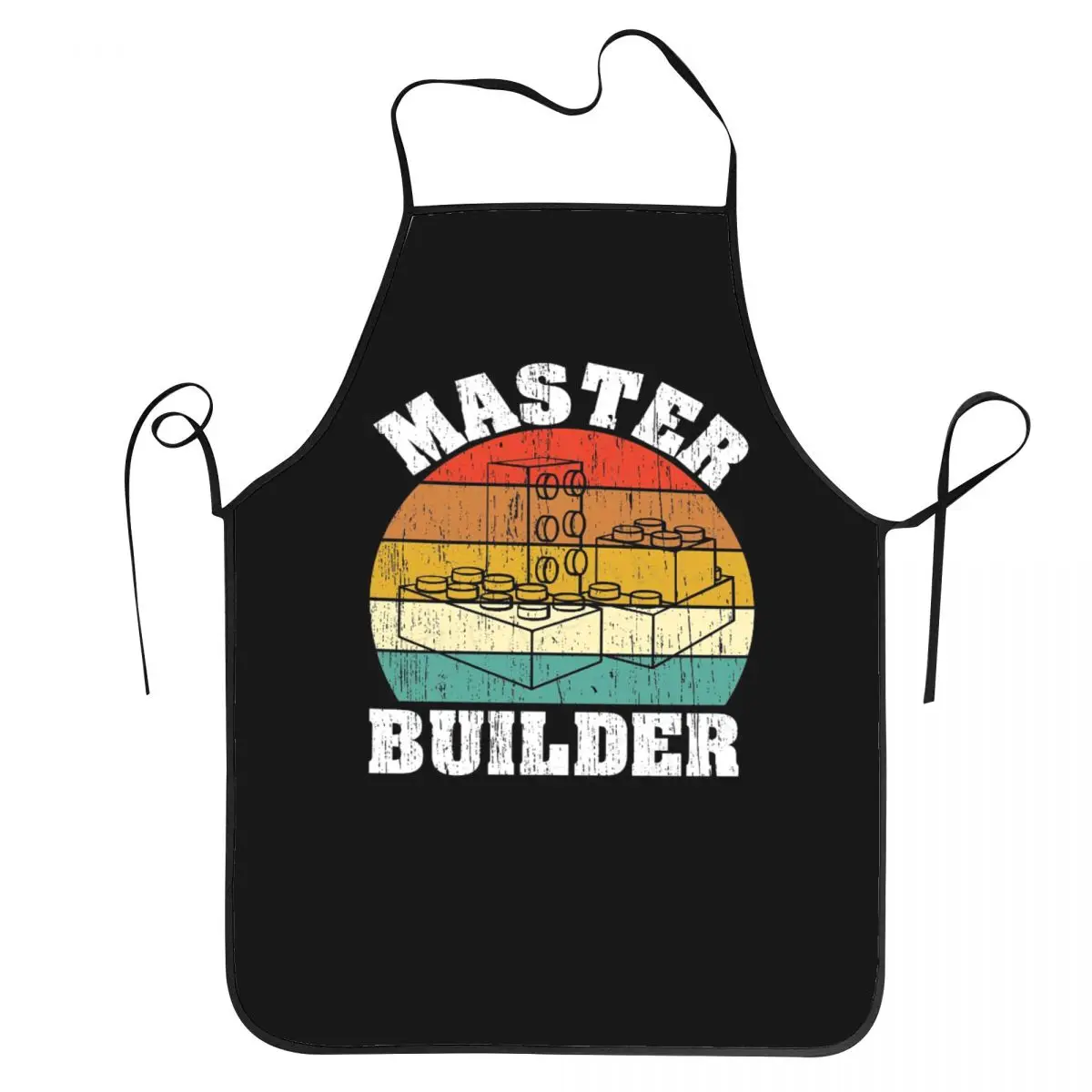 Master Builder Logo Funny Aprons Chef Cuisine Tablier Waterproof Bib Kitchen Cleaning Pinafore for Women Men Gardening