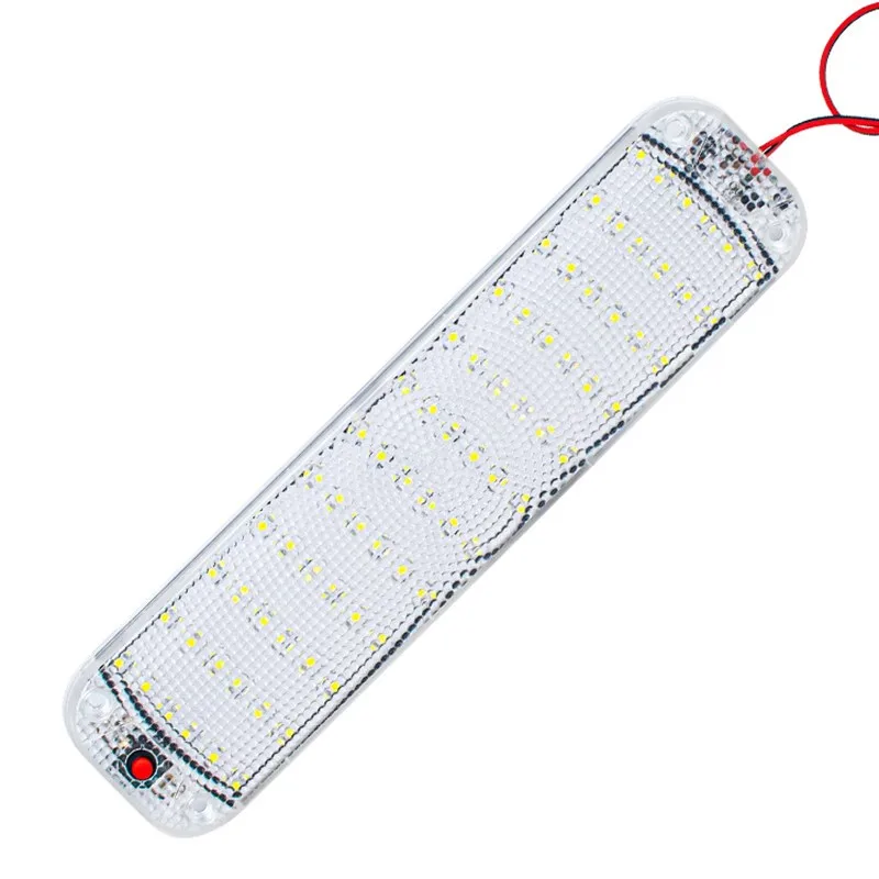 72 perline Light Thin Crystal Shell Ultra Bright LED Interior Light 12-80V Trunk Light Board