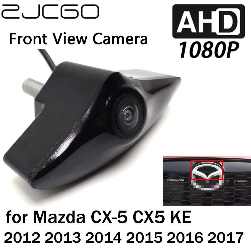 

ZJCGO Front View LOGO Parking Camera AHD 1080P Night Vision for Mazda CX-5 CX5 KE 2012 2013 2014 2015 2016 2017