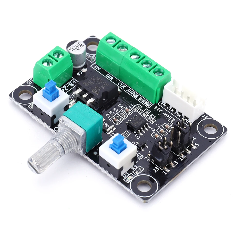 Stepper Motor Controller Board Positive Negative Rotation Control Stepping Motor Drive Controller 12-24V Electronic Components