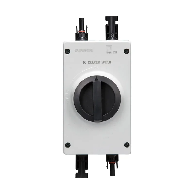 IP66 CE IEC outdoor pv disconnect switch  4p 100A 1500v solar dc waterproof solar isolator switch with solar connector