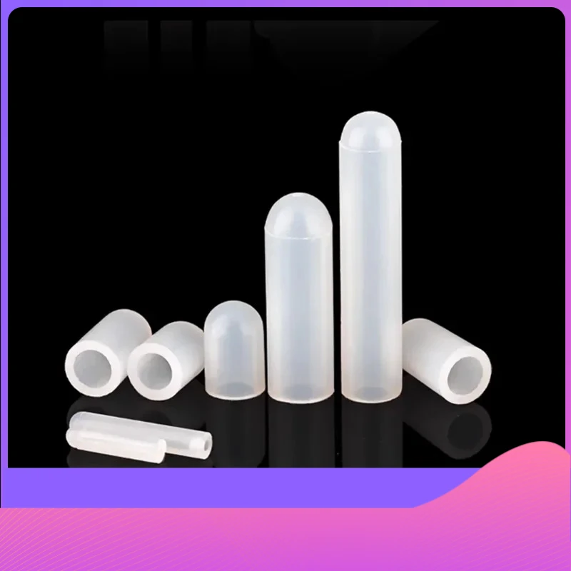 

High Temp Resistant Silicone Protective Sleeve For Screw Anti-Collision And Dust Proof