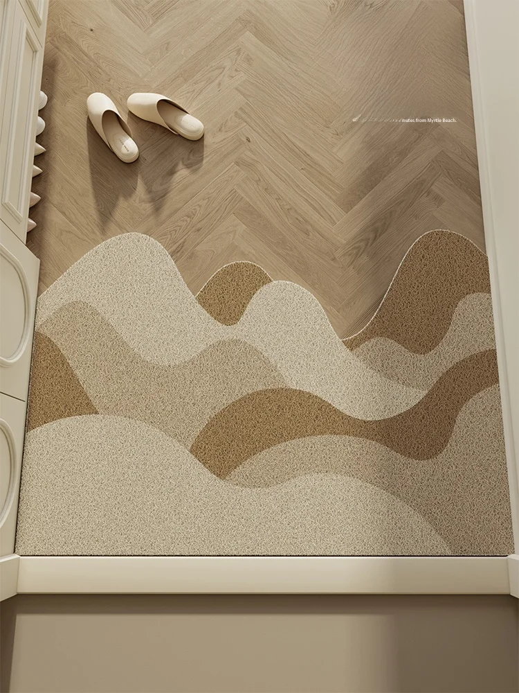 

2023 New Cry Sle Door Mat Cusizable Dirt Resistant Loop Rug Large Entrance Door Mat Cloud ape Home Entrance Carpet