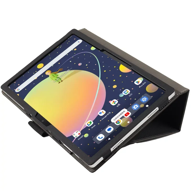 Funda Folio de cuero PU con soporte para Blackview Tab 15 Pro, cubierta magnética con correa de mano para tableta PC de 10,5 pulgadas