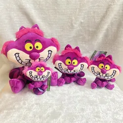 LLavero de animales de Alicia en el país de las Maravillas, juguetes de peluche de gato de Cheshire de Disney Kawaii, mochilas para niños y niñas, colgante lindo