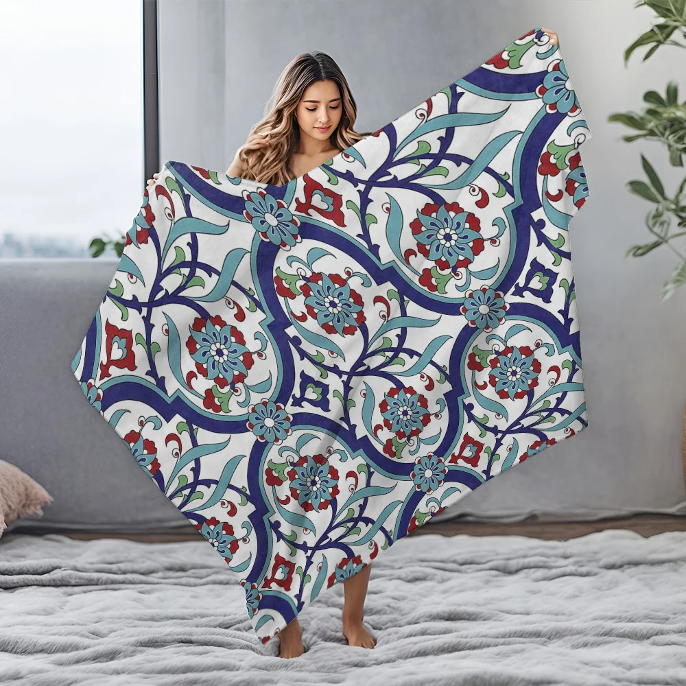 غطاء وسادة من بلاط إزمير التركي غطاء سرير أريكة غطاء وسادة مزخرف هدية من المنسوجات المنزلية #4