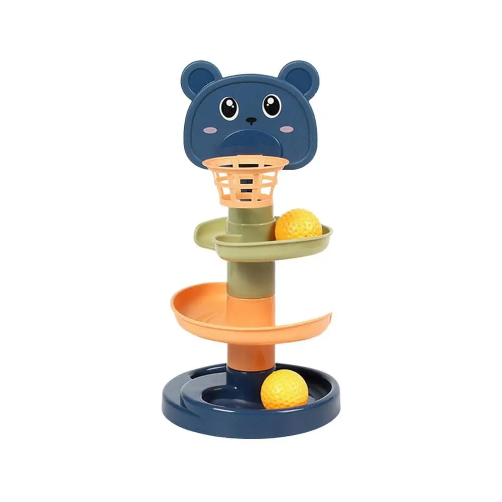 Games Parent-Child Game Stacking Toys Ball Drop Roll Swirling Tower Spin Track Toy Set Rotating Track Set Educational Toys