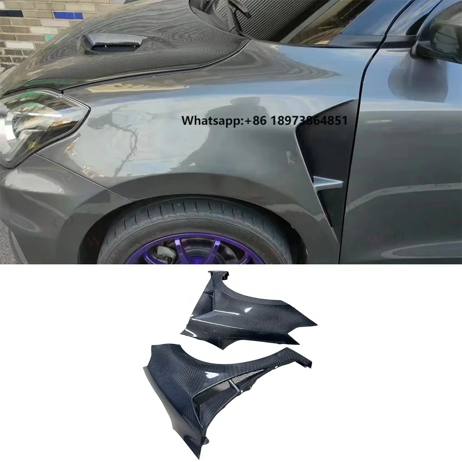 

Carbon Fiber Car Front Fender for Suzuki Swift ZC33S 2017-2021 Car Front Bumper Side Fender Vent Air Intake Cover Bodykit