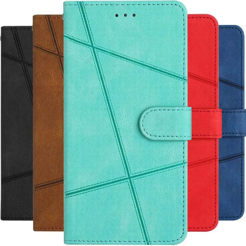 For Holster Huawei P20 P30 P40 Pro Honor 10 9 Lite 8S P Smart 2020 Z 2021 Y5P Y6P Flip Phone Case Card Slots Book Cover D18G