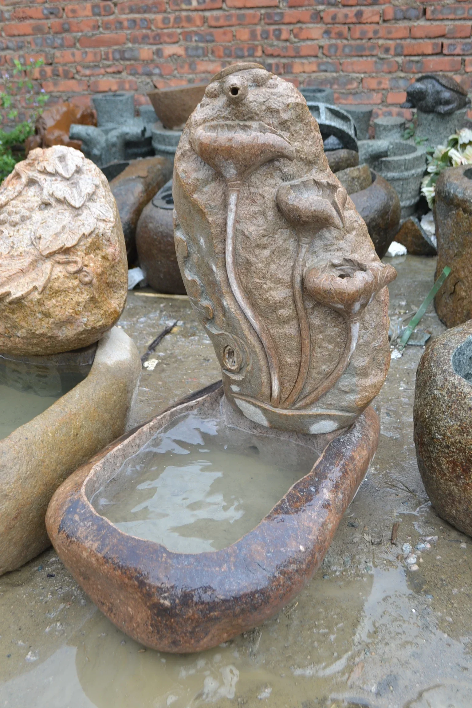 Interior Cachoeira Mesa, Fontes em Cascata, Pedra Contemporânea, Decorativa Característica De Água para Casa e Escritório