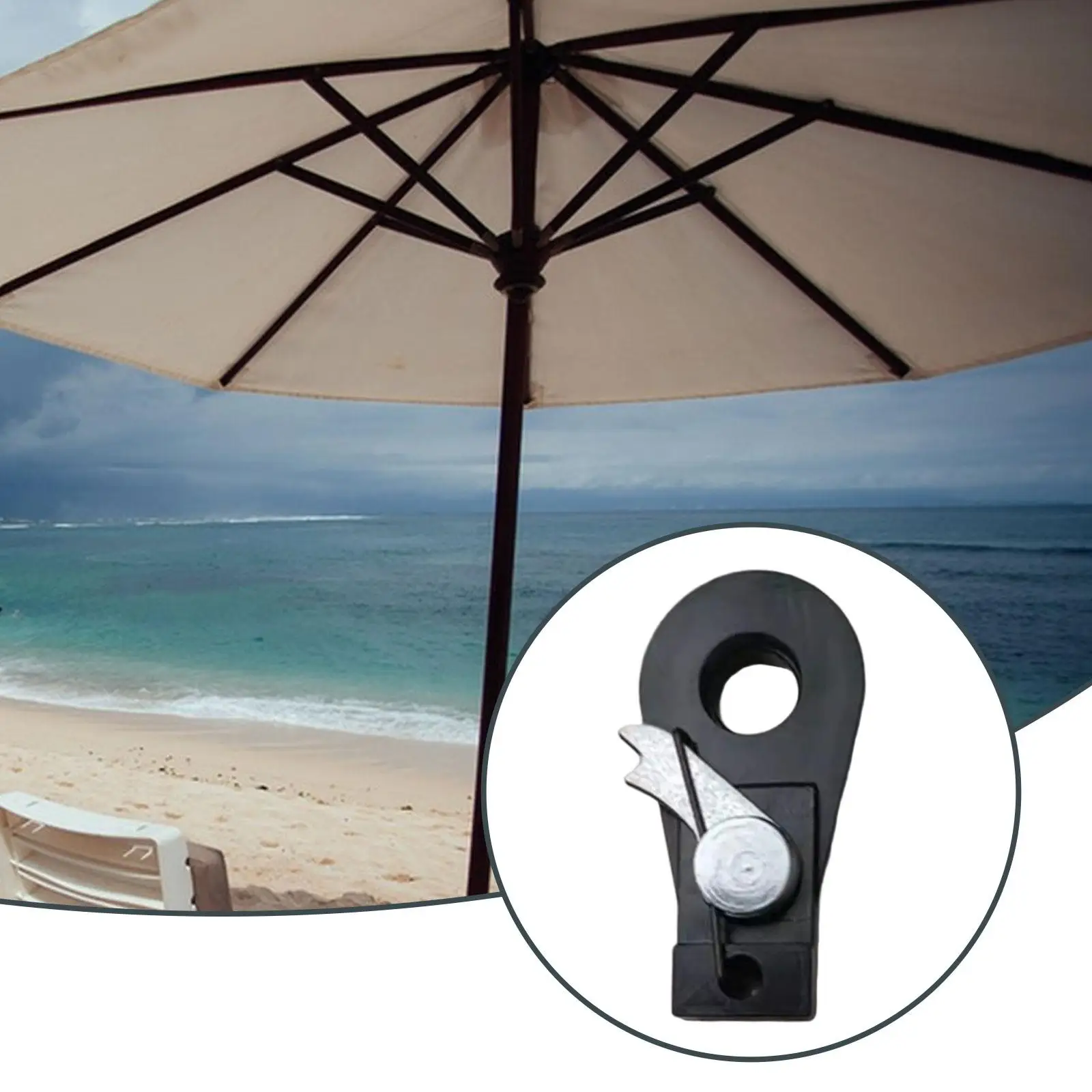 Patio Umbrella Accessory Shaker Handle Part Compact Crank for Outdoor Parasol Repair Garden Balcony Pool