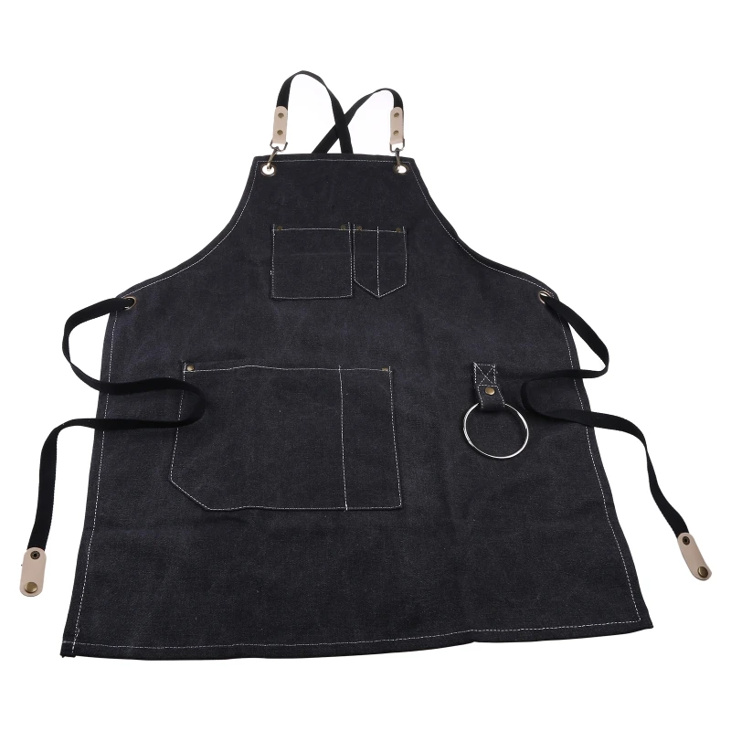 Professional Solid Adjustable Apron Kitchen Aprons for Woman Adult Baking