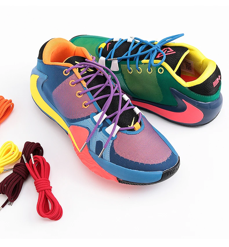 Runde, elastische Schnürsenkel für Sneaker, mit Metallenden, für Freizeitaktivitäten im Freien, für Damen und Herren, Schuhzubehör, 1 Paar. – Detail 6