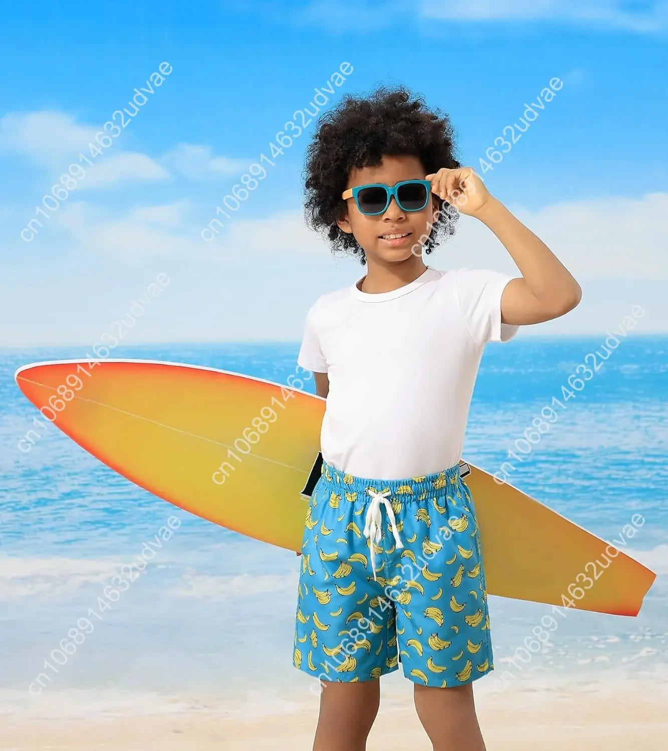 Cozople 7-16T Teen Boys Swim Trunks Quick Dry UPF 50+ Swimwear Bathing Suit for Big Boys Beach Swim Boards Shorts
