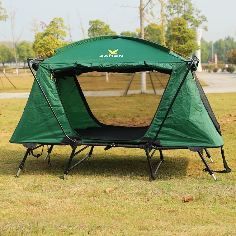 outdoor equipment,double layer, rainstorm proof, thickened, warm, outdoor camping, folding fishing bed