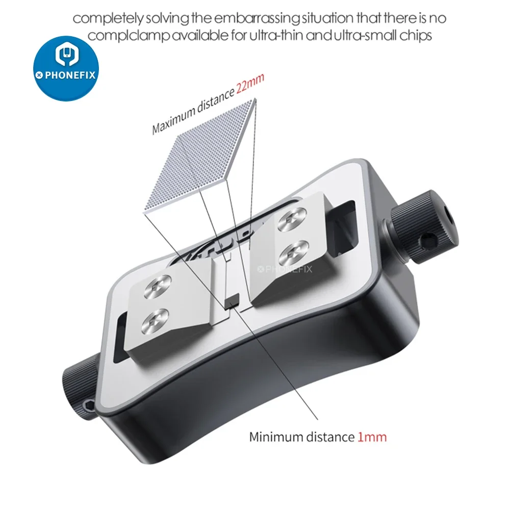 

Tuoli TL-15A Universal CPU IC Glue Remove Fixture Double-Bearings PCB Motherboard Rotate Stand for Phone Soldering Repair Clamp