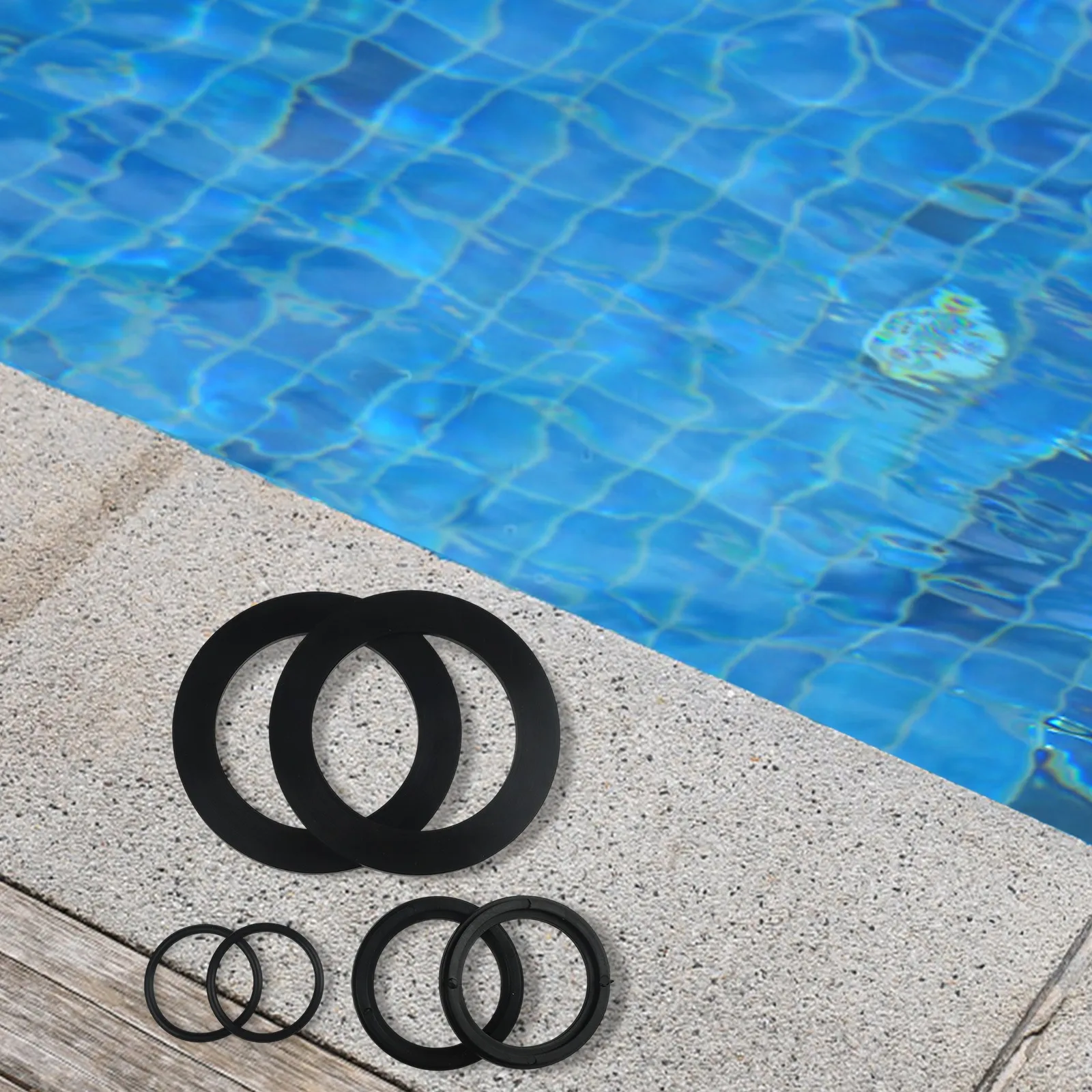 

Replacement Pool O Ring Seal Set for Intex Models For 25076RP and 10747 25006 Rubber Gasket Kit for Leak Prevention