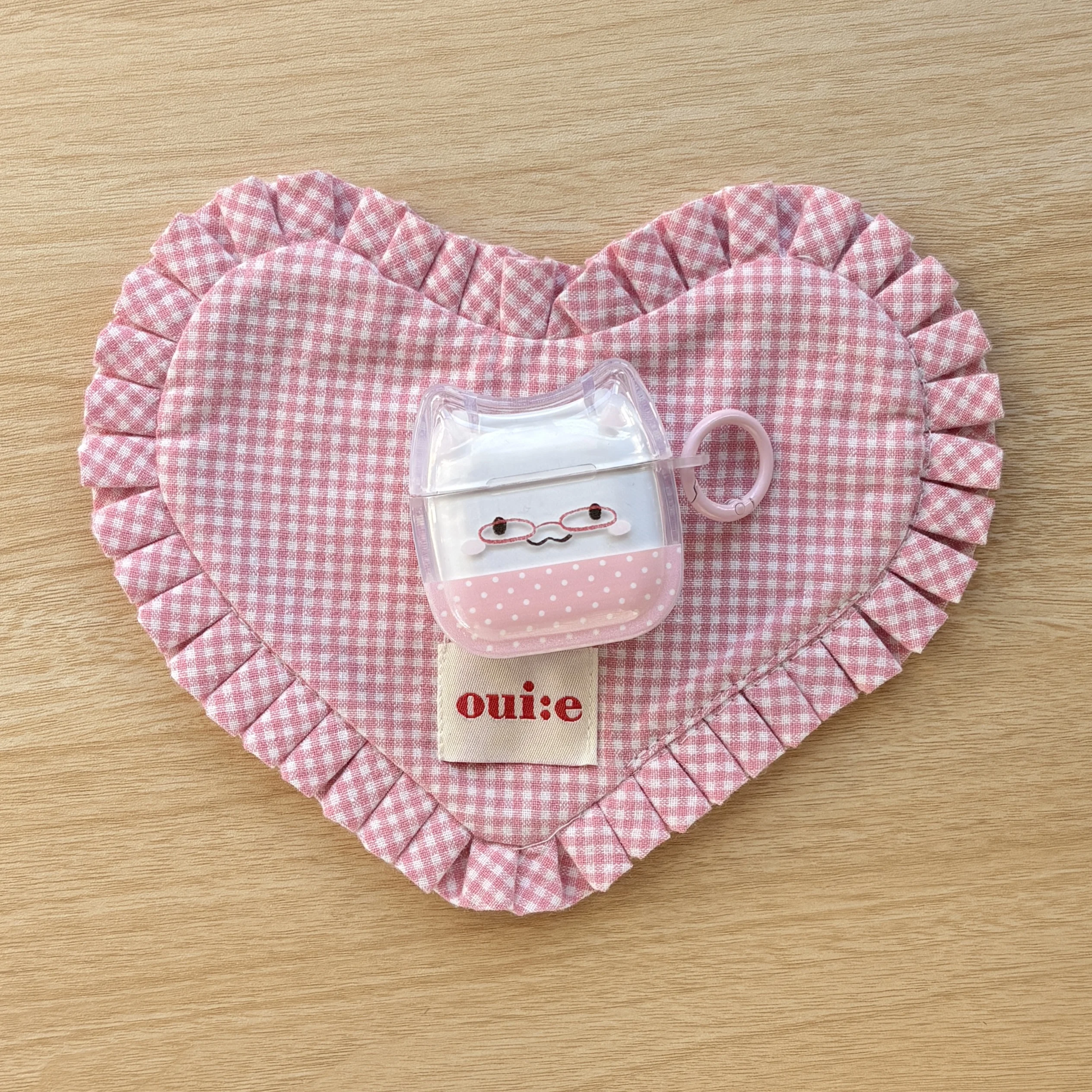 Cute Funny Expressions with Polka Dot Pattern Transparent Protective Earphone Case Suitable for AirPods Pro3 Pro2 1 2 3 4 5 Pro
