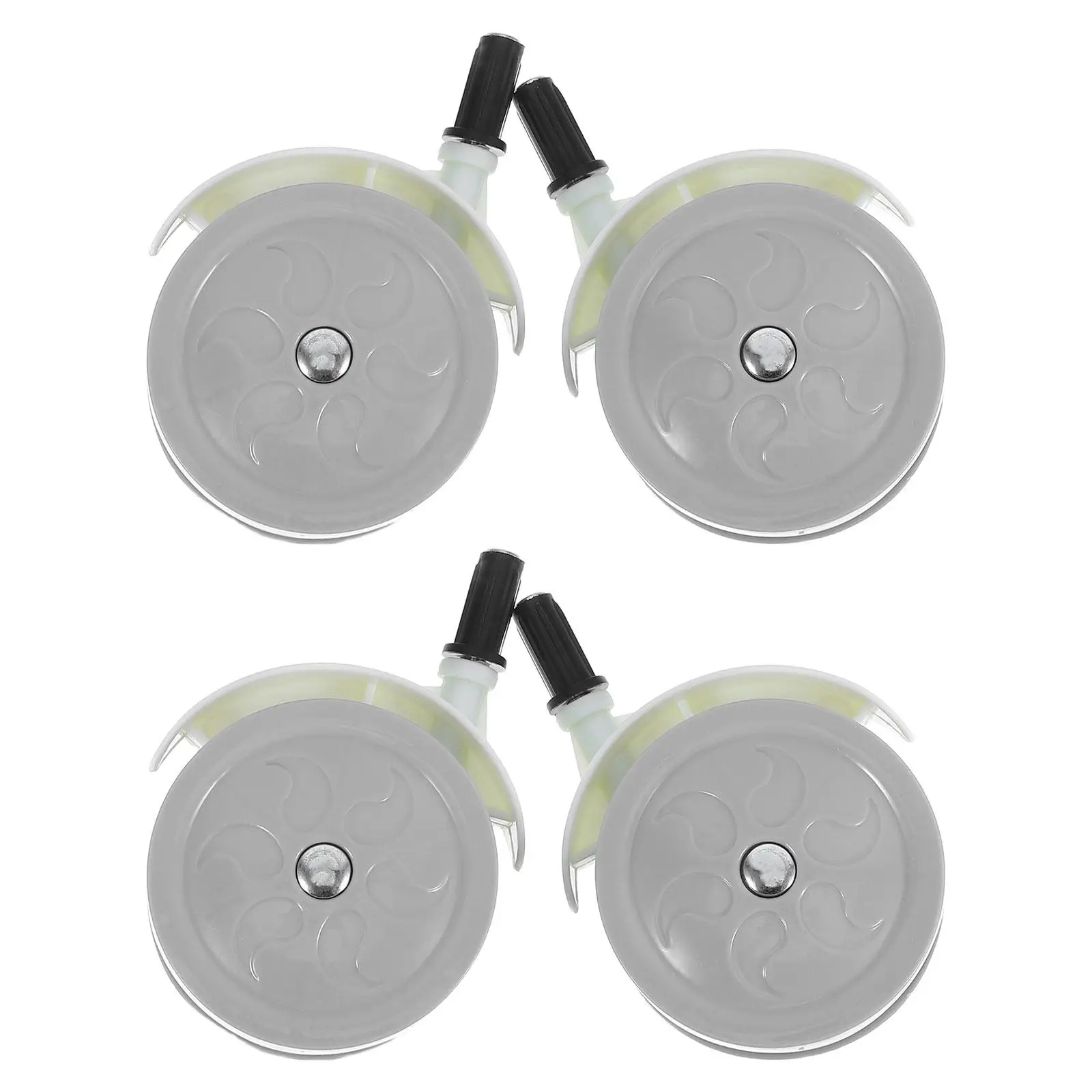 4Pcs Walker Wheels Replacement Universal Stroller Caster Wheels Detachable Plug-in Swivel Caster for Walker Accessories
