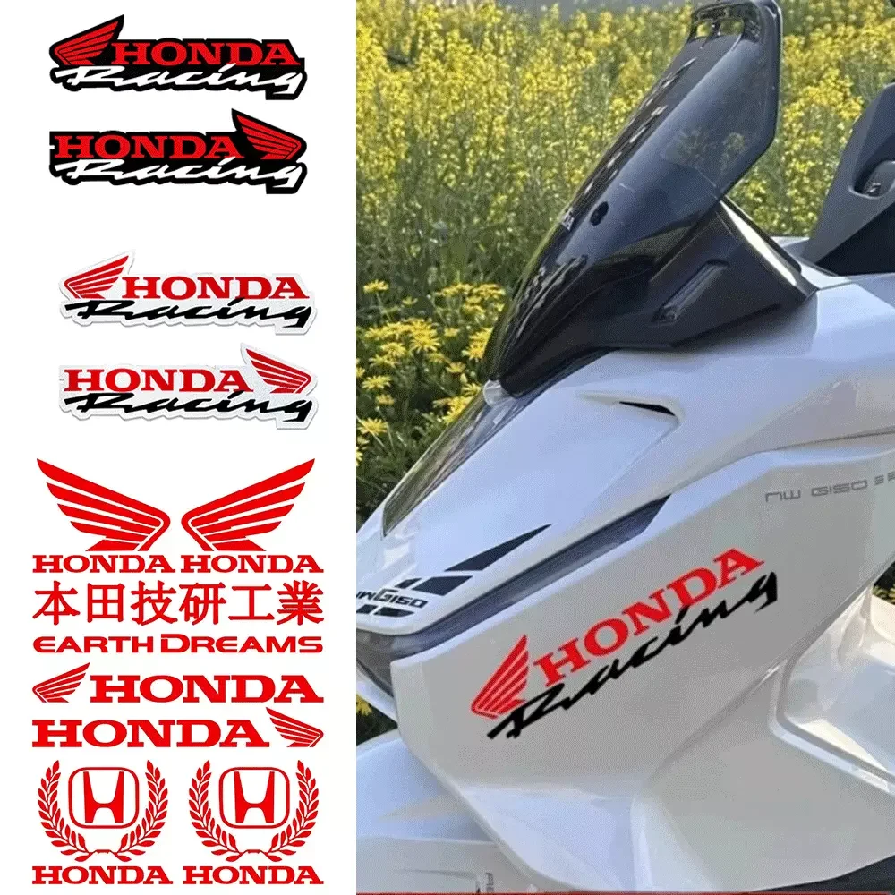 

Motorcycle Modification Stickers Hollow Letter Wings Logo Decor Decals for Helmet Tail Box Fuel Tank Shock Absorber Gifts