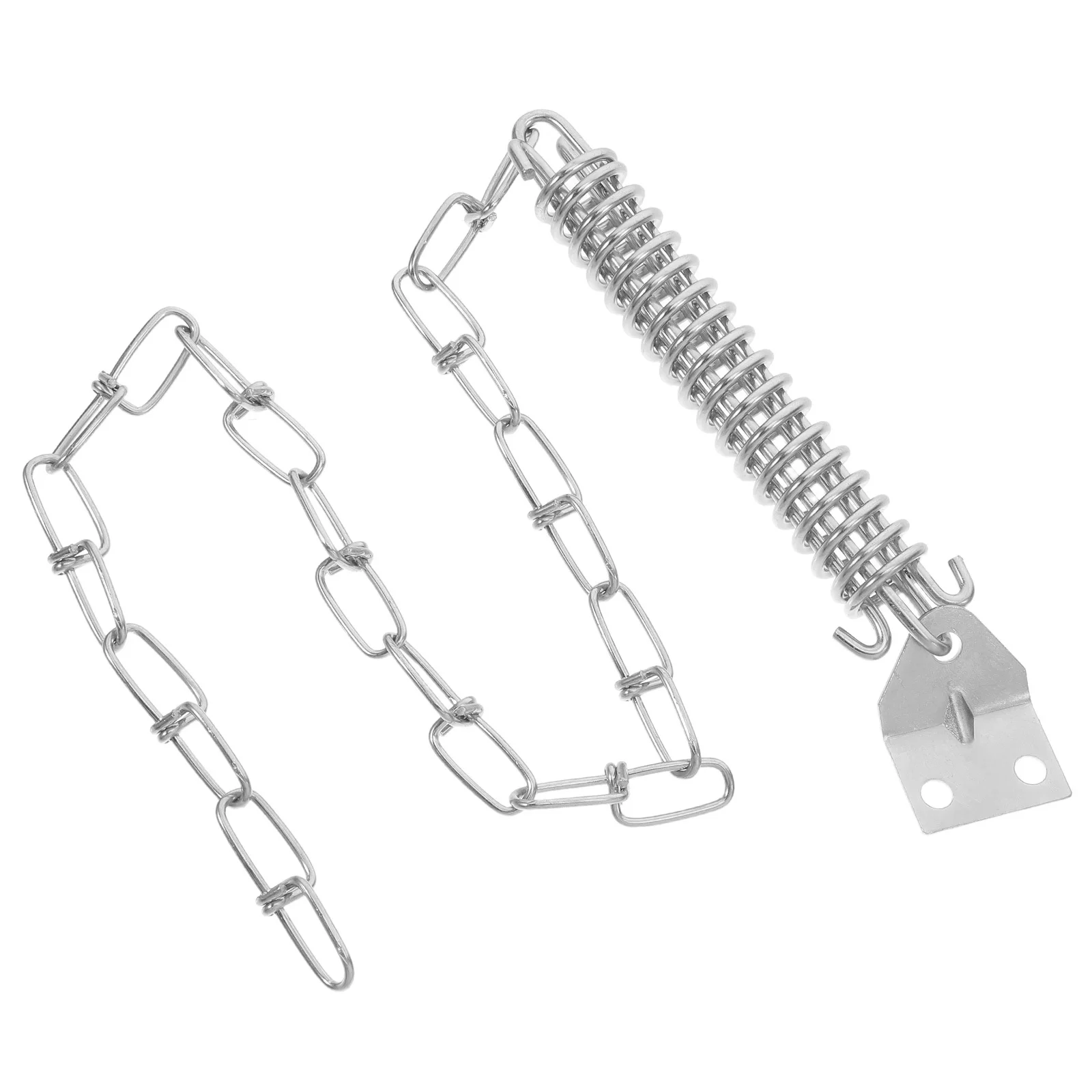 

Steel Anti-Theft Door Lock Chain Heavy Duty Windproof Screen Storm Door Security Chain Latch for Front Home Gate