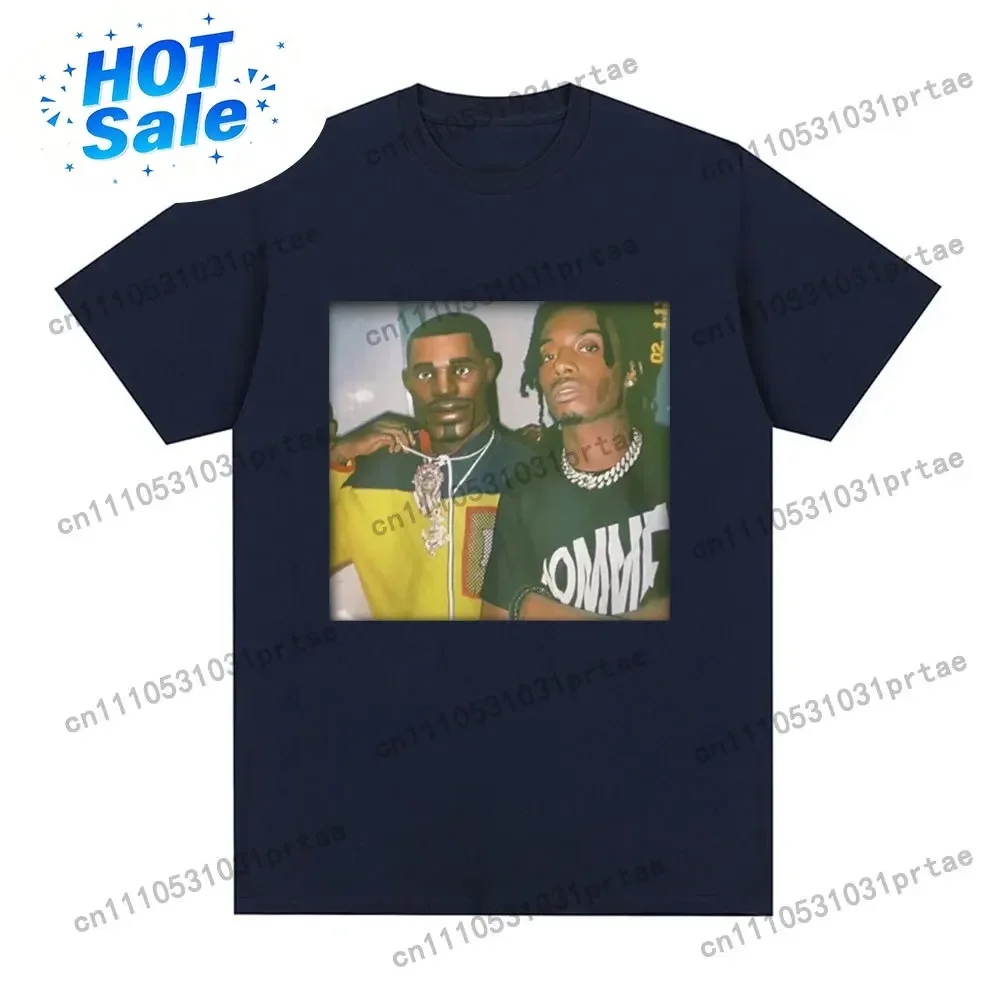 Rapper Playboi Carti Funny Meme Graphic T Shirt Mens Women Fashion Vintage Short Sleeve T-shirt Casual Cotton Oversized T Shirts