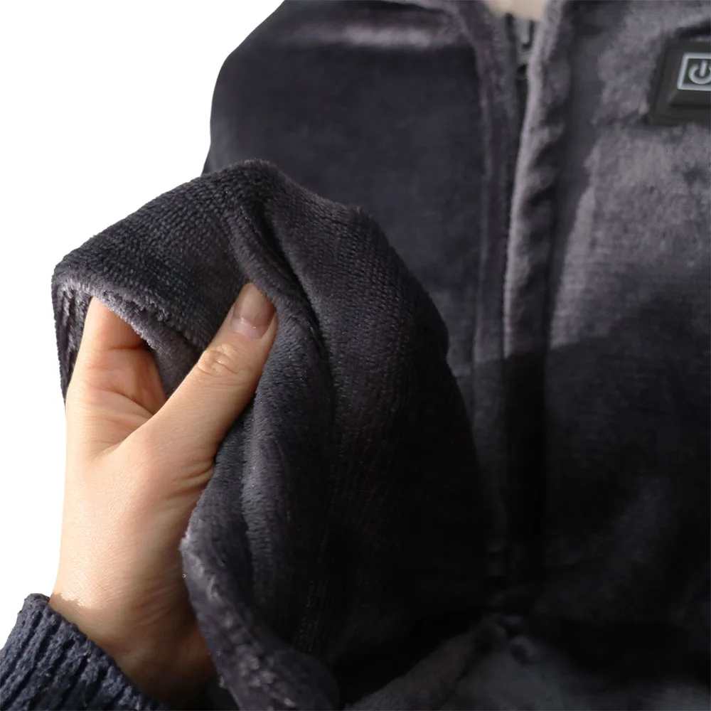 

Плед-накидка из кораллового флиса с подогревом, 8 зон нагрева, быстрый нагрев, USB-подогрев, портативный, носимый дизайн, термоодеяло для зимы