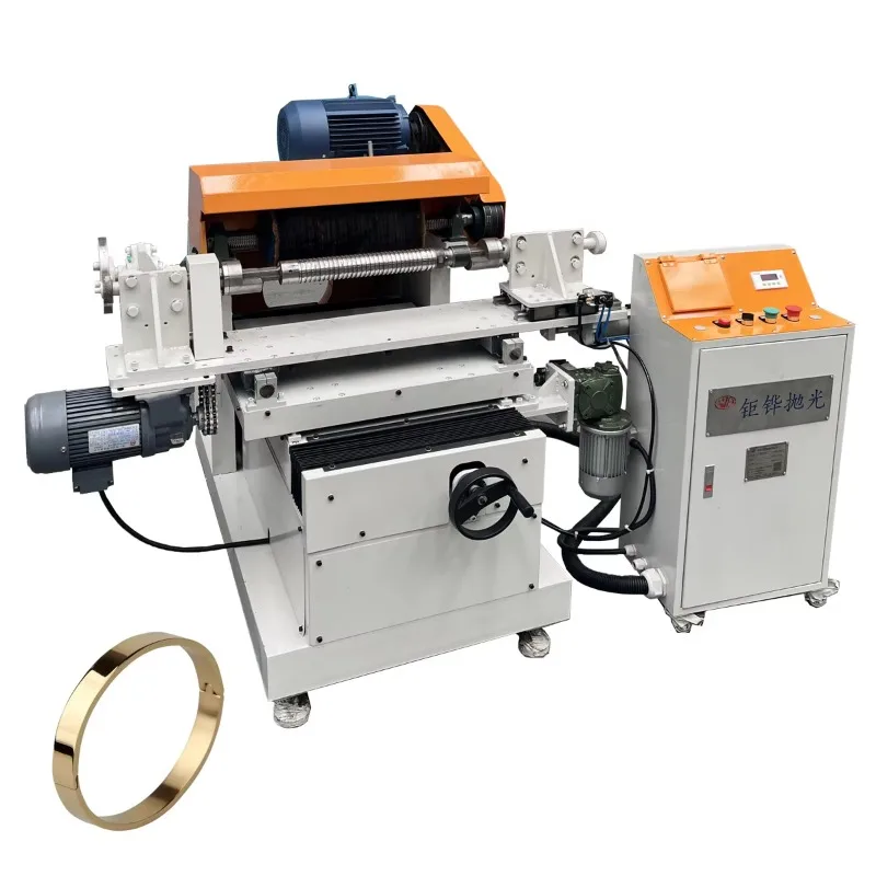 JUHUA Automatic Brass Bangle Polish Bracelet  Metal Mirror Polishing and Buffing Machine for Stainless Steel