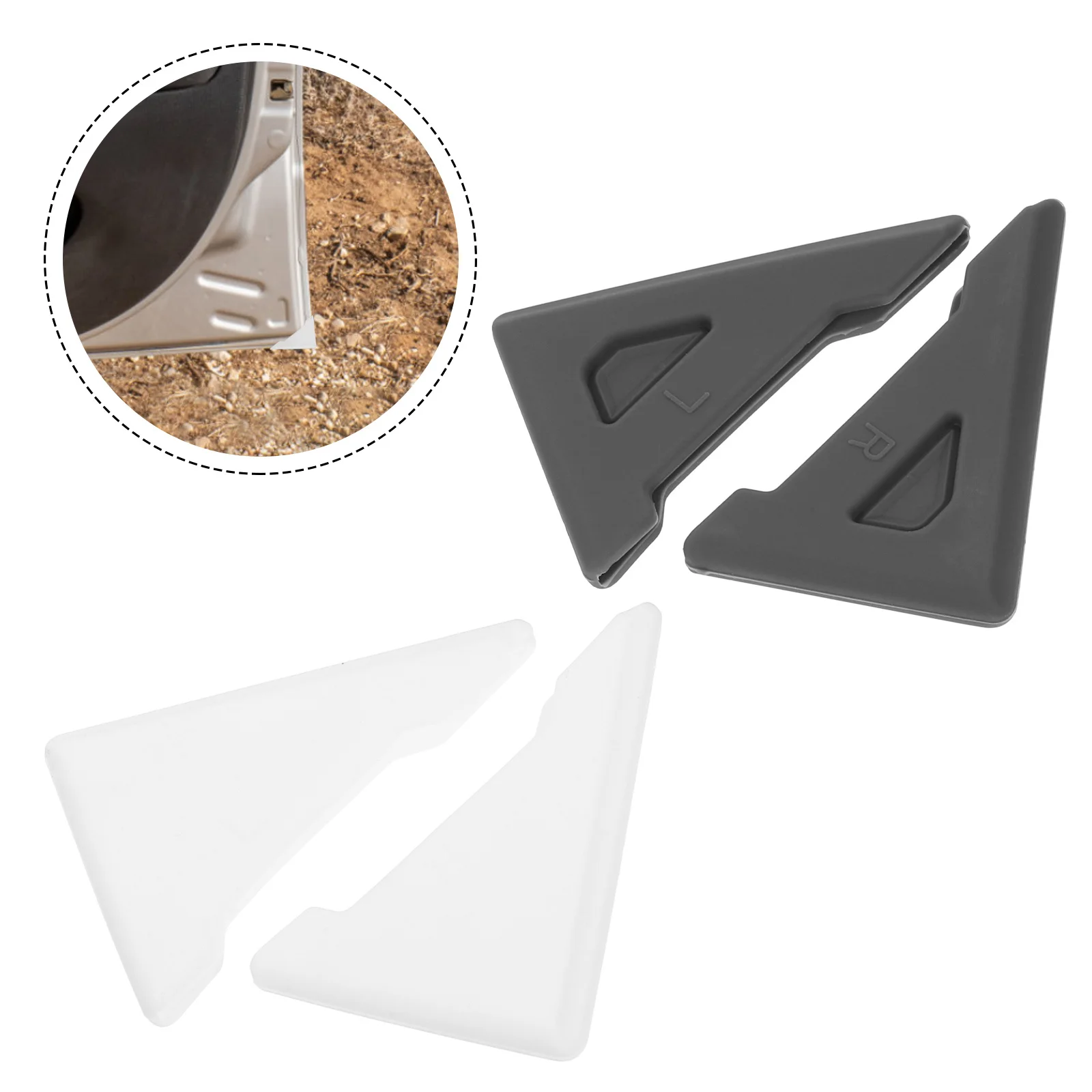 

4Pcs Car Door Corner Protector Silicone Anti Collision Guards for Vehicle Door Edge Guards Car Bumper Protector Guard