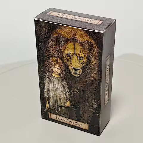 10.3*6cm Shadow Fates Tarot Deck, 78 Pcs Dark Cards Steeped In Folklore, Myth, and The Wisdom of Shadow - Russian Language