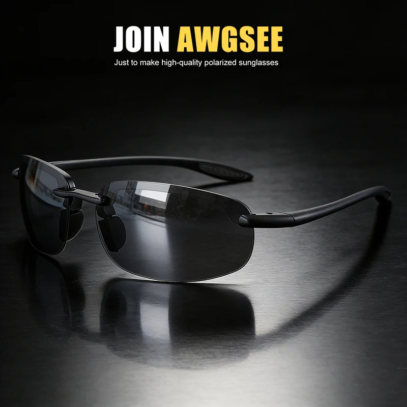 Neue TR90 Polarisierte Sonnenbrille Outdoor-Angelbrille UV-Schutz für Autofahren, Golf, Radfahren Unisex – Detail 7