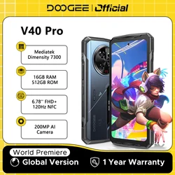 DOOGEE V40 Pro 5G Rugged Phone 6.78