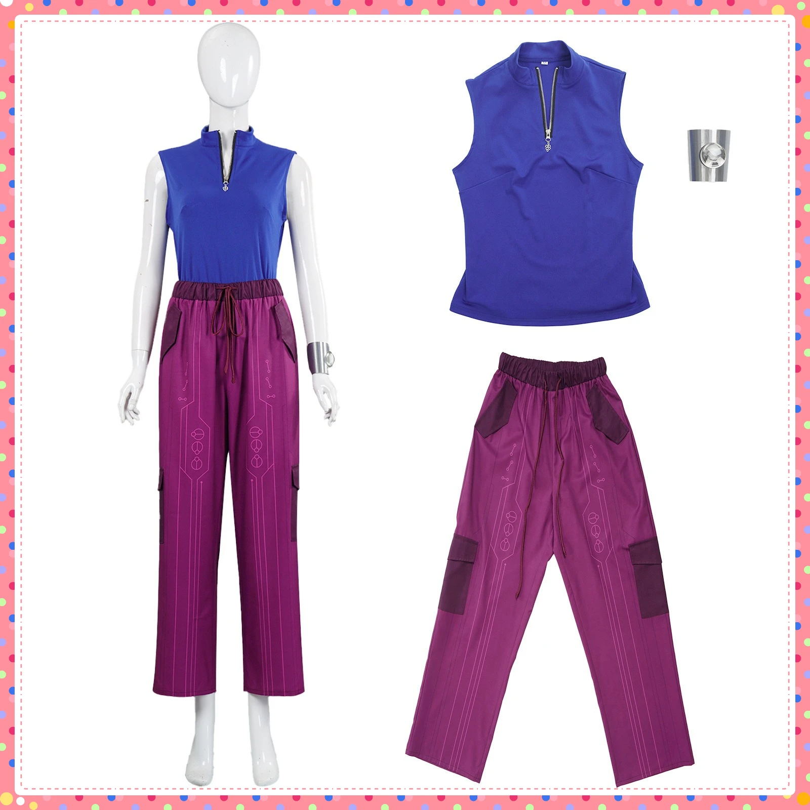 

Addison Zombies Cosplay Costume Women Girls Disguise Halloween Carnival Party Clothing