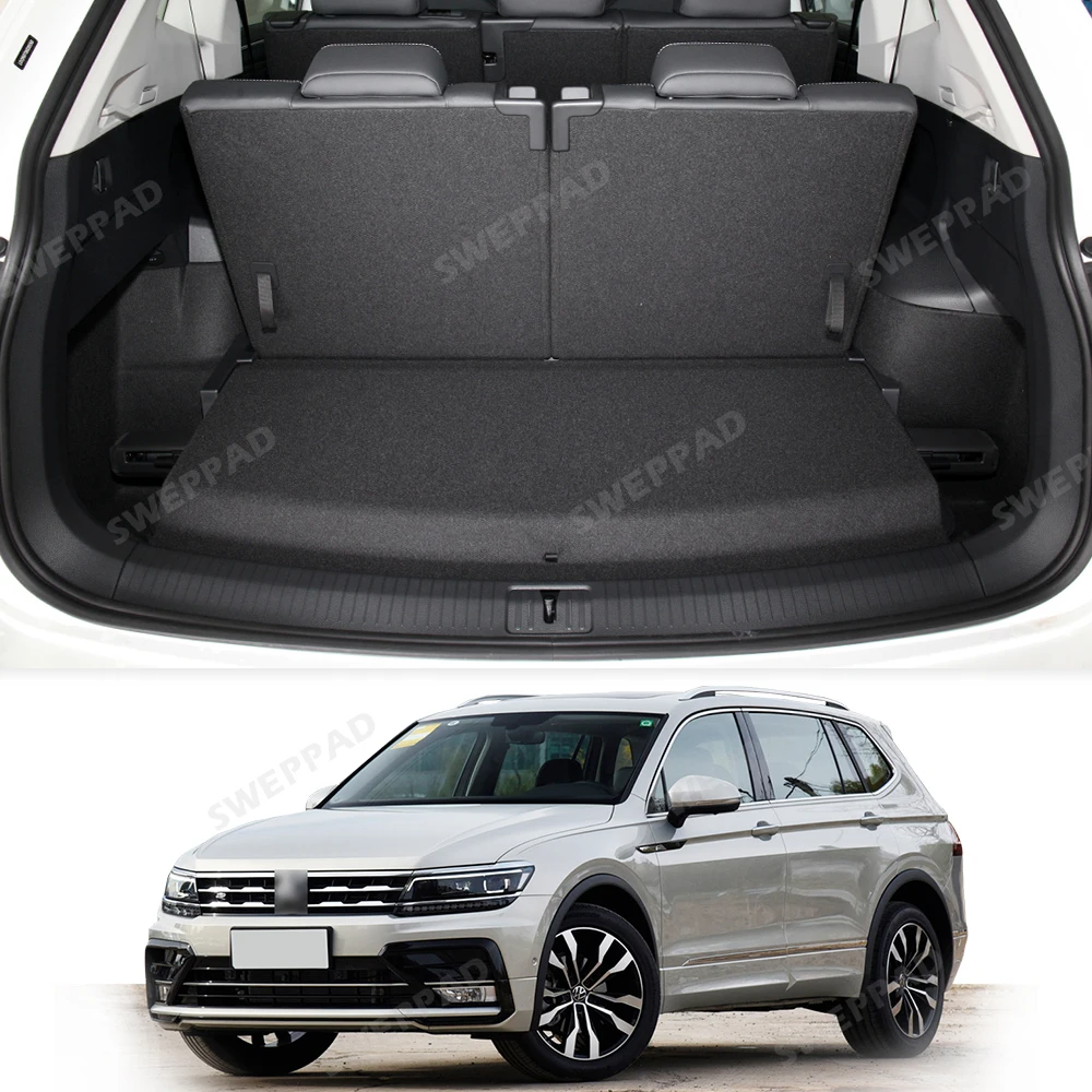 

For Volkswagen VW Tiguan Allspace Adventure 7-seat 2019-2024 23 22 21 20 Auto Full Coverage Trunk Mat Car Cargo Liner