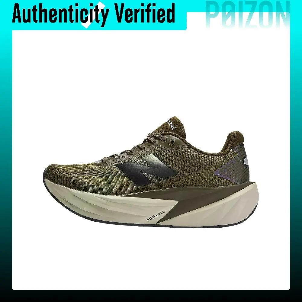 New Balance FuelCell Rebel V5 Breathable Reflective Breathable Reflective Running Shoes Women's Green Black WFCXPA5