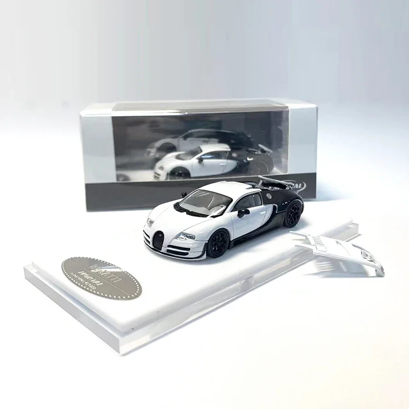 Mortal 1:64 Model Car Veyron Alloy Die-Cast Sport Vehicle Removable Rear Cover