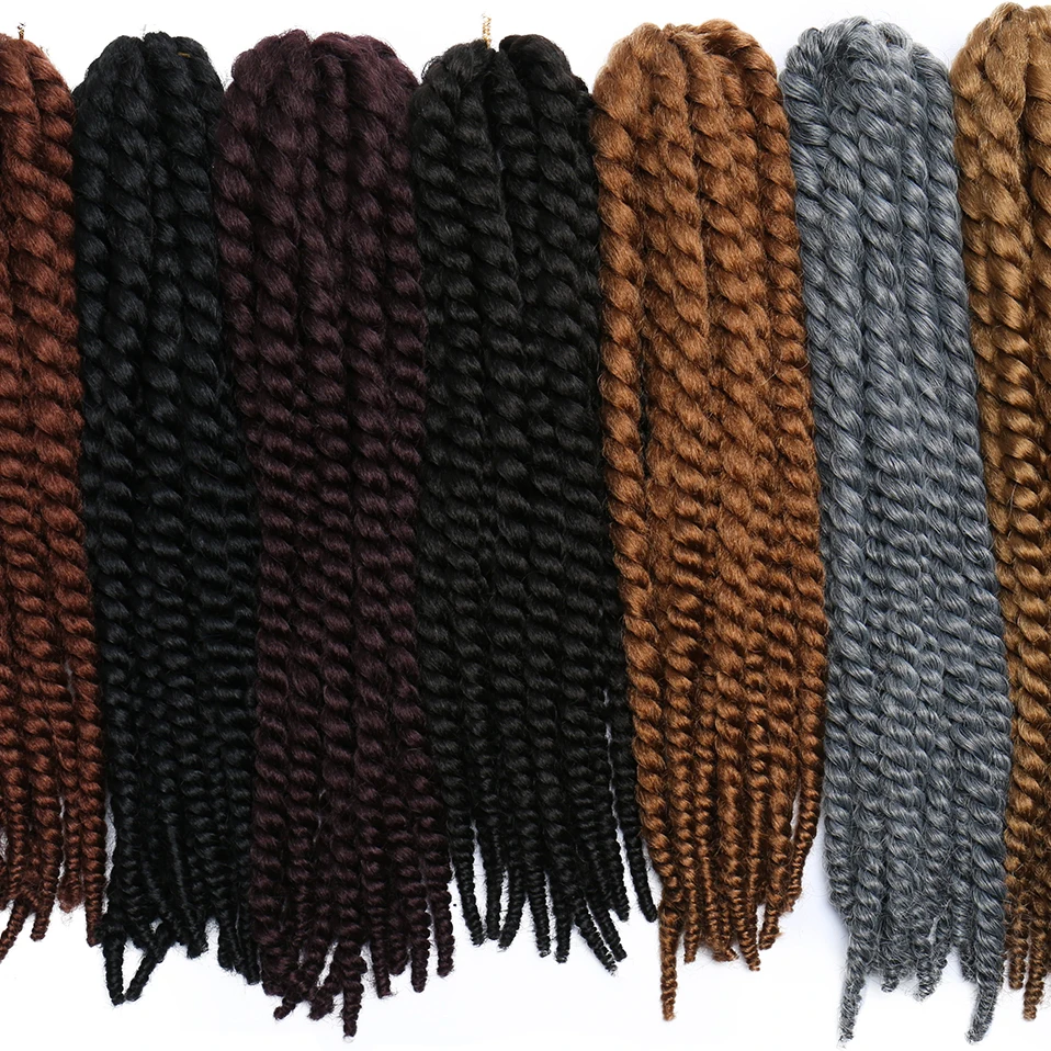 My-Lady Synthetic Senegalese Twist Hair Long Black Mambo Braid Hair Extensions Afro Braiding For Black Wonen Wholesale