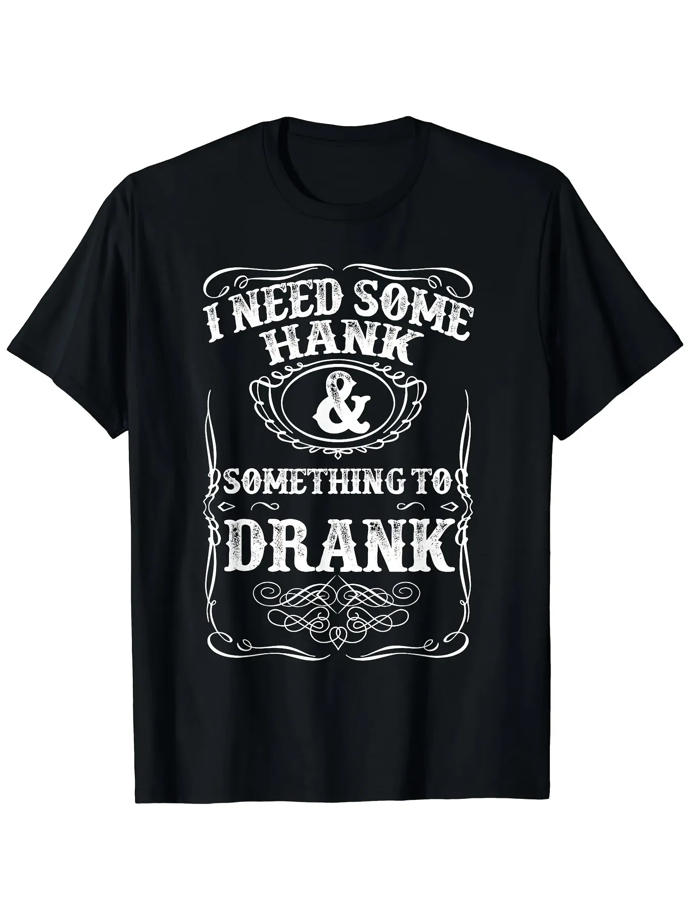 I'M Looking for a Graphic Print T Shirt Featuring Hank And a Drink, Suitable for Both Men And It's Perfect for Everyday Use, Especially for The Trendy Summer of 226, And Makes a Great Valentine's Day Gift This High Quality