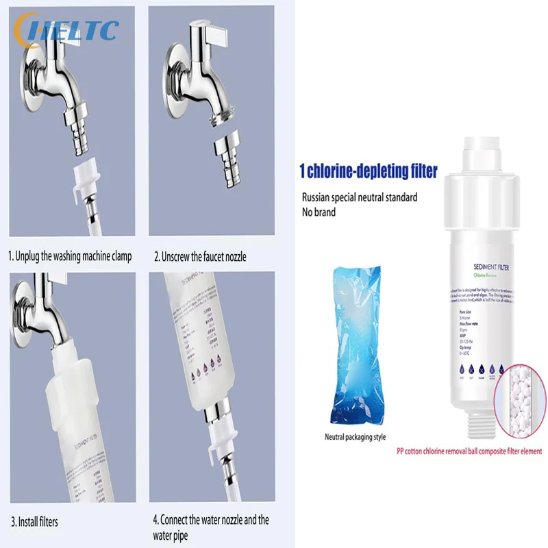 

1 шт., бытовой очиститель воды с фильтром, насадка для душа, стиральная машина, сердечник фильтра для унитаза, небольшой предварительный фильтр, сменный сердечник, хлопок из полипропилена