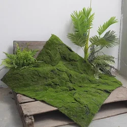 Artificial Moss Carpet FineTurf Synthetic Grassland Fake Grass Lawn Roll Mat Faux Muscus Grass Outdoor Decoration Garden Decor