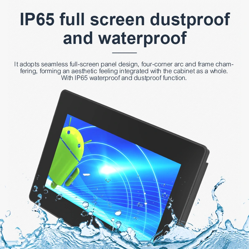 أندرويد لوحة الكمبيوتر 7 10.1 بوصة Lcd أندرويد لوحة اللمس الكمبيوتر الصناعية Ip65 مقاوم للماء أندرويد لوحة الكمبيوتر مع Gpio 4g للكشك