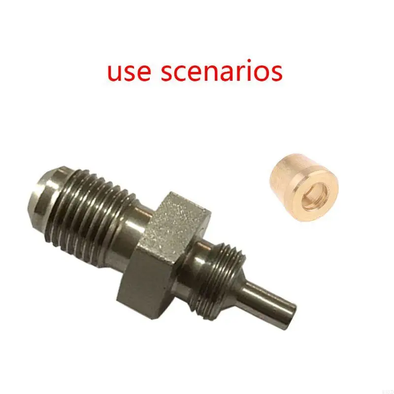 B5XD Inserts AN3 Hose End Adapter Vehicle Brake System PTFE Hose Connector End Brake Tubing Joint