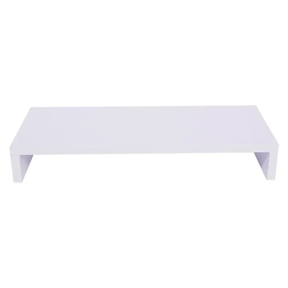 Support en bois pour moniteur d'ordinateur LED, surélévateur de moniteur, support d'affichage de bureau, blanc violet T1, recommandé pour augmenter le marché rapide