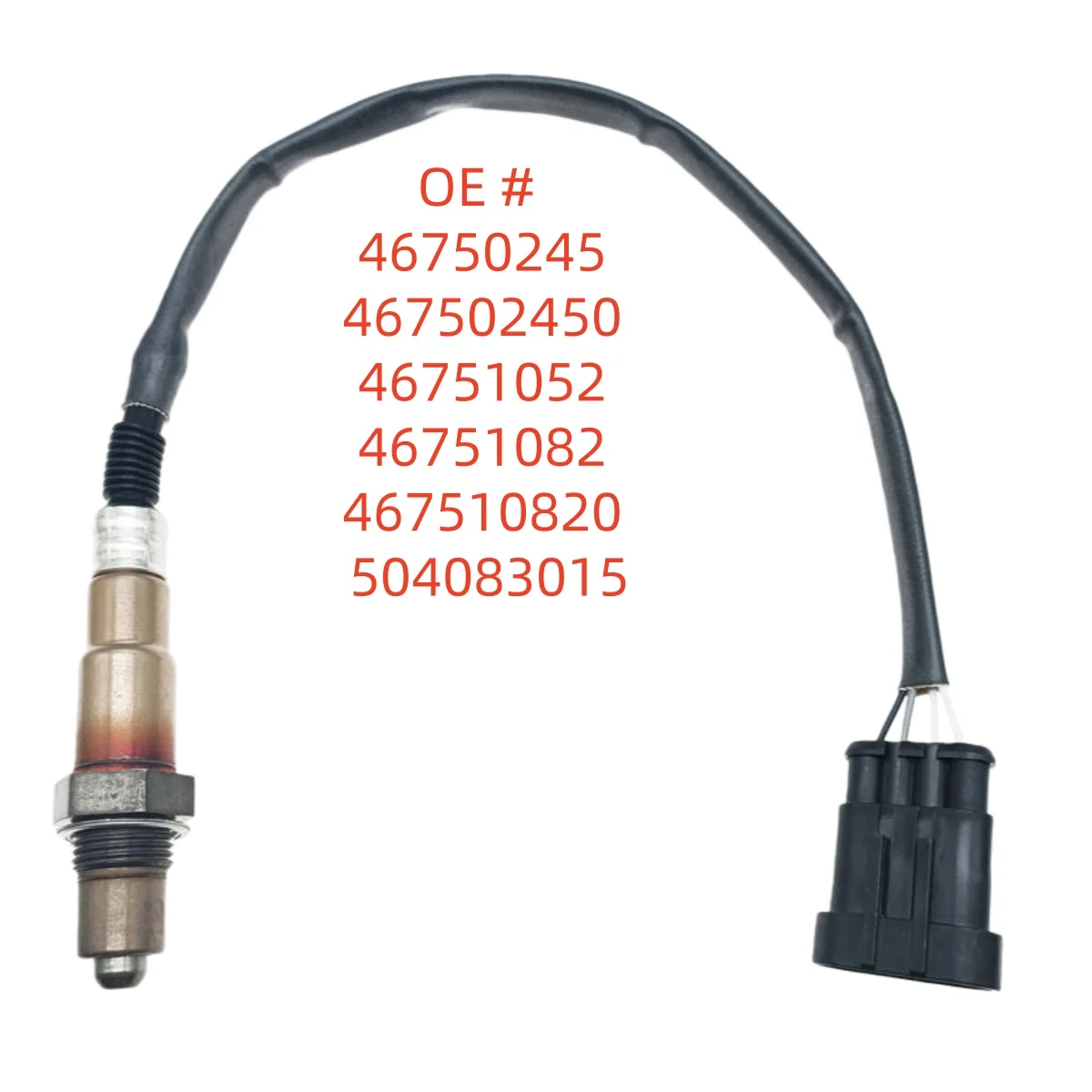 High quality new 46750245 467502450 46751052 46751082 467510820 504083015 λ Probe oxygen sensor for Alfa Romeo
