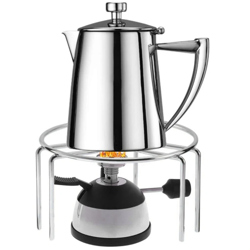 3X HT-5015M Mini kompor Gas butana, Pot sifon kompor kopi Mini, pembakar Gas meja