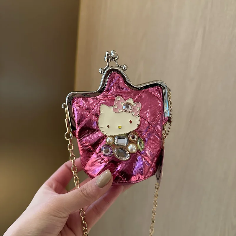 

2025 New Japanese Original Hellokitty Coin Purse For Girls, Cute Cartoon Pink Wallet, Student Coin Bag, Children'S Girl Toy Gift