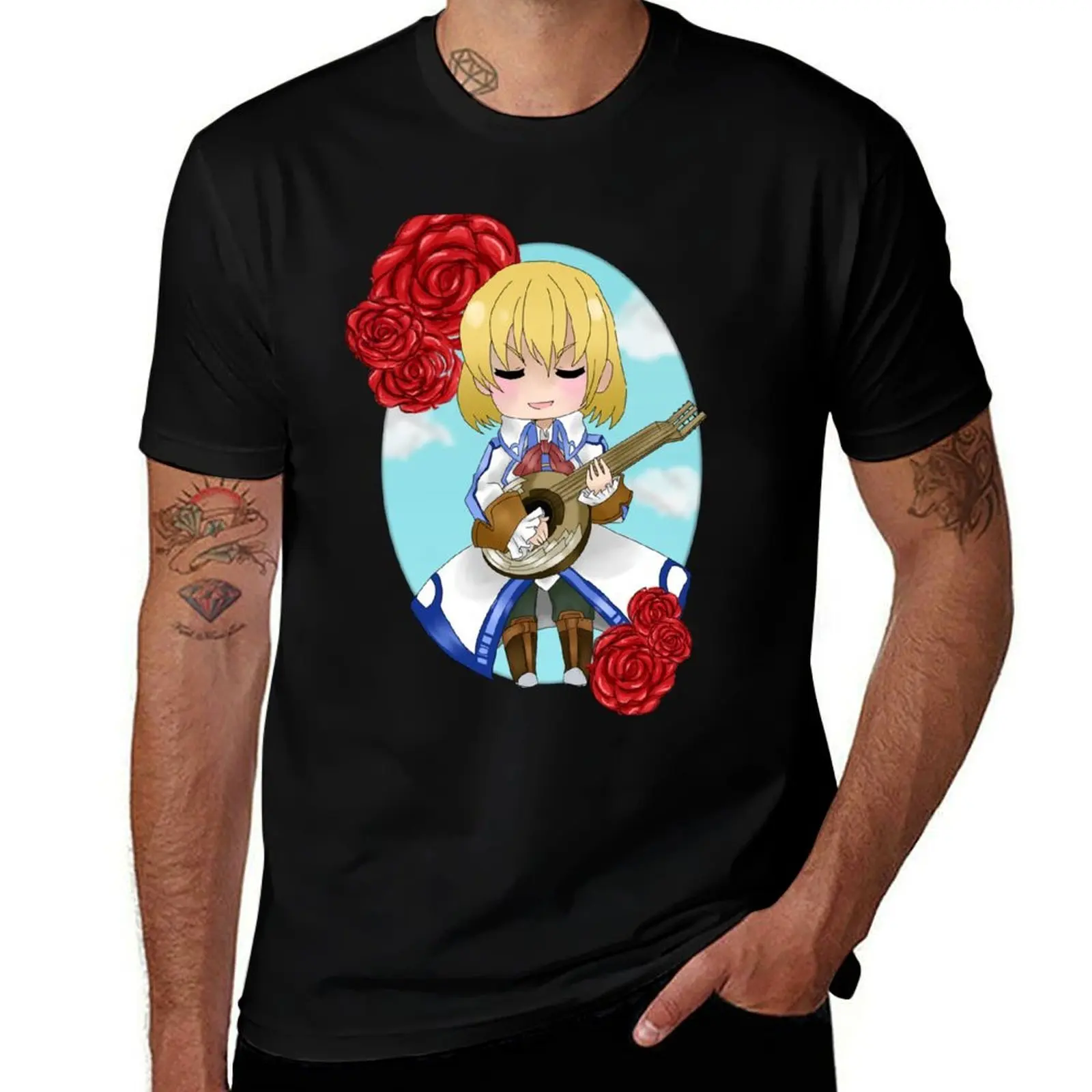 

Trails in The Sky Olivier Chibi T-Shirt t shirt man plain t shirts for man cotton soft T-Shirt