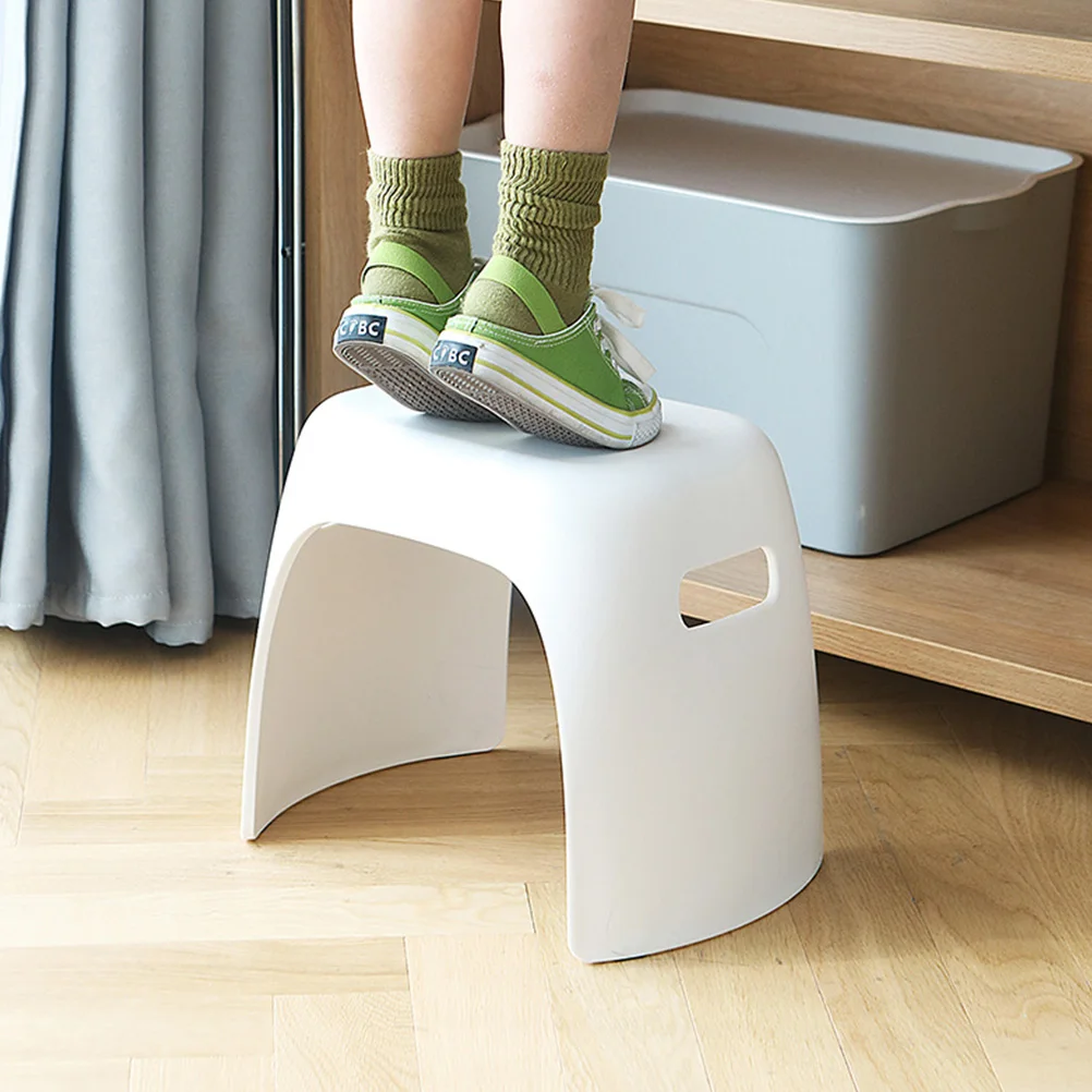 's Plastic Stool Stools for Toddler Sitting Portable Childs Kitchen Step Simple