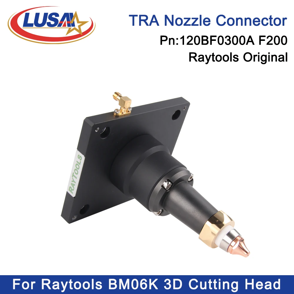 LUSAI Raytools Original BM06K 3D F200 Nozzle Connector TRA 120BF0300A For BM06K 3D/BM06K 3D-90° Fiber Laser Cutting Head